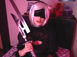 Fuck cosplay toy blindfolded porn
